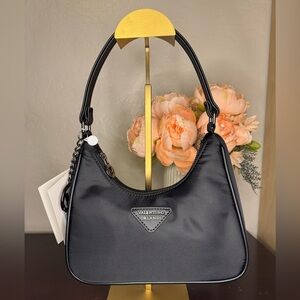 Valentino Orlandi Black Shoulder Bag